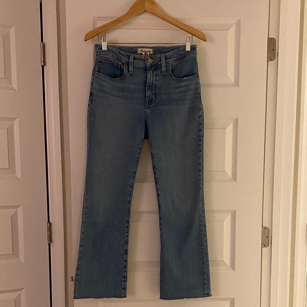 Madewell Light Blue Kick Out Jeans